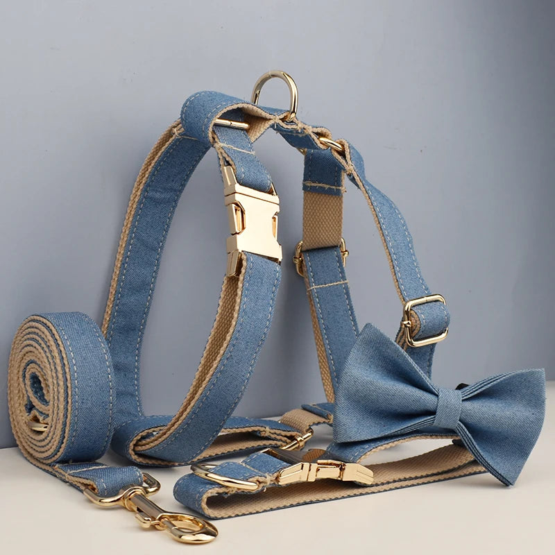 High Quality Denim Pet Accessories